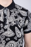 Paris Paisley Pattern Polo Shirt
