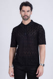 Lagos Geometric Polo Shirt
