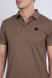 Napoleone Patterned Polo Shirt