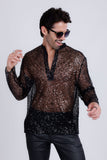Chella Sequin Long Sleeve Shirt
