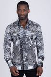 Grafton Rhinestones Tiger Long Sleeve Shirt