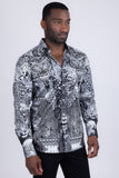 Grafton Rhinestones Tiger Long Sleeve Shirt