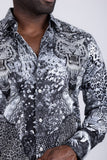 Grafton Rhinestones Tiger Long Sleeve Shirt