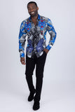Grafton Rhinestones Tiger Long Sleeve Shirt