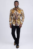 Grafton Rhinestones Tiger Long Sleeve Shirt