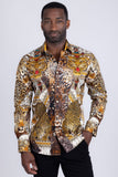 Grafton Rhinestones Tiger Long Sleeve Shirt