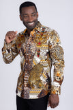 Grafton Rhinestones Tiger Long Sleeve Shirt