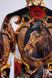 Stallion Rhinestone Long Sleeve Shirt