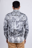 Beale Rhinestone Long Sleeve Shirt
