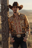 Beale Rhinestone Long Sleeve Shirt