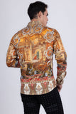 Beale Rhinestone Long Sleeve Shirt