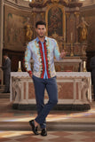 San Judas Tadeo Rhinestone Long Sleeve Shirt