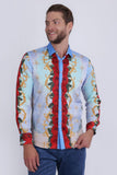 San Judas Tadeo Rhinestone Long Sleeve Shirt
