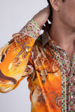 Cinta Rhinestone Long Sleeve Shirt