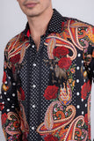Zhuhai Rhinestone Long Sleeve Shirt