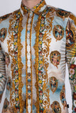 Our Lady of Guadalupe Rhinestone Long Sleeve Shirt