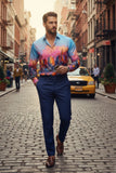 New York Rhinestone Long Sleeve Shirt