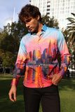 New York Rhinestone Long Sleeve Shirt