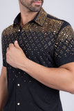 Trivon Rhinestone Short Sleeve Shirt