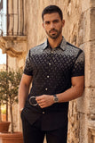Trivon Rhinestone Short Sleeve Shirt