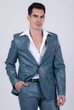 Dalian Faux Leather Suit