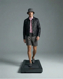 Noir Trucker JKT + City Stroll Button-Up Shir + Arden Side-Tab Shorts + Sanctum Cross Denim hat BLACK/GREY/PINK
