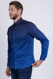 Strand Patterned Long Sleeve Shirt