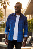 Strand Patterned Long Sleeve Shirt