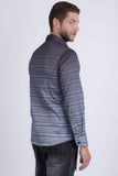 Strand Patterned Long Sleeve Shirt