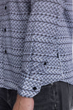Strand Patterned Long Sleeve Shirt