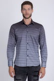 Strand Patterned Long Sleeve Shirt