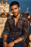 Noir Sheer Long Sleeve Shirt