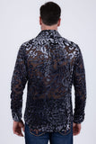 Noir Sheer Long Sleeve Shirt