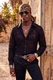 Lorenzo Embroidery Paisley Long Sleeve Shirt