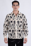 Lorenzo Embroidery Paisley Long Sleeve Shirt