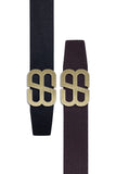 Signature Elite Double-B Leather Belt