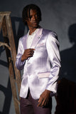 Alaric Satin Blazer