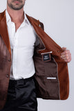 Alaric Satin Blazer
