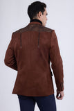 Pureline Suede Western Blazer