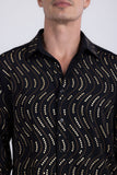 Oscillate Rhinestone Long Sleeve Shirt