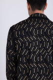 Oscillate Rhinestone Long Sleeve Shirt