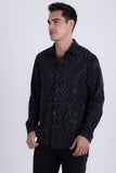 Oscillate Rhinestone Long Sleeve Shirt