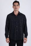Oscillate Rhinestone Long Sleeve Shirt