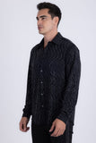 Oscillate Rhinestone Long Sleeve Shirt
