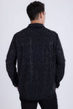 Oscillate Rhinestone Long Sleeve Shirt