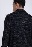 Oscillate Rhinestone Long Sleeve Shirt