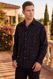 Oscillate Rhinestone Long Sleeve Shirt