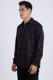 Oscillate Rhinestone Long Sleeve Shirt