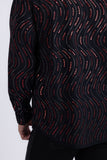 Oscillate Rhinestone Long Sleeve Shirt