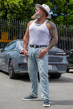 Regent Rhinestone Stud Jeans